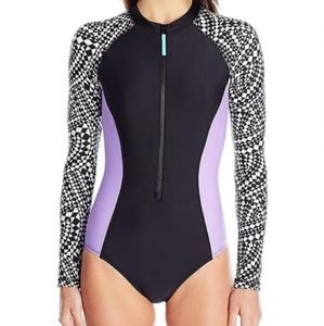 Speedo Long Sleeve One-piece Sz. Sm